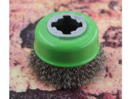 Faithfull X-LOCK Wire Cup Brush 75mm M14x2, 0.30mm Stainless Steel Wire – – Now available at MTN Shop UK. - imagen 4