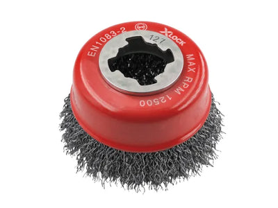 Faithfull X-LOCK Wire Cup Brush 75mm M14x2, 0.30mm Steel Wire – – Now available at MTN Shop UK.