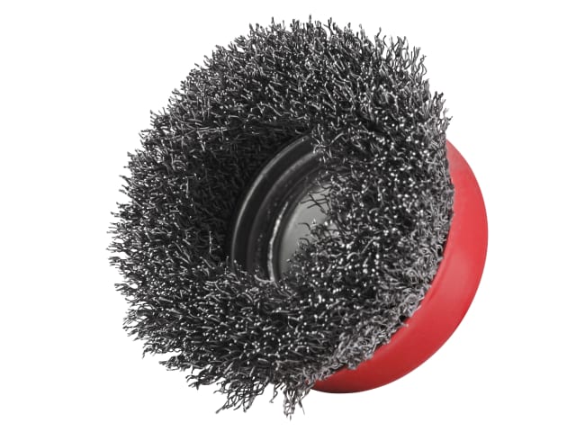 Faithfull X-LOCK Wire Cup Brush 75mm M14x2, 0.30mm Steel Wire – – Now available at MTN Shop UK. - imagen 4