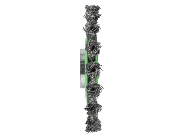 Faithfull X-LOCK Conical Wire Brush 115mm M14x2, 0.50mm Stainless Steel Wire – – Now available at MTN Shop UK. - imagen 3