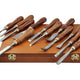Faithfull Wood Carving Chisels Set in Case, 12 Piece