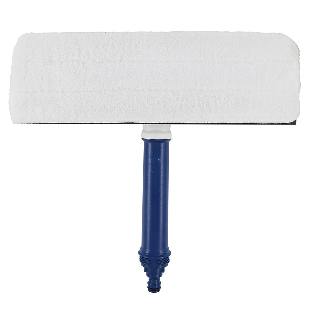 Faithfull Water Flow Window Cleaning Mop microfibre pad, top view - imagen 2