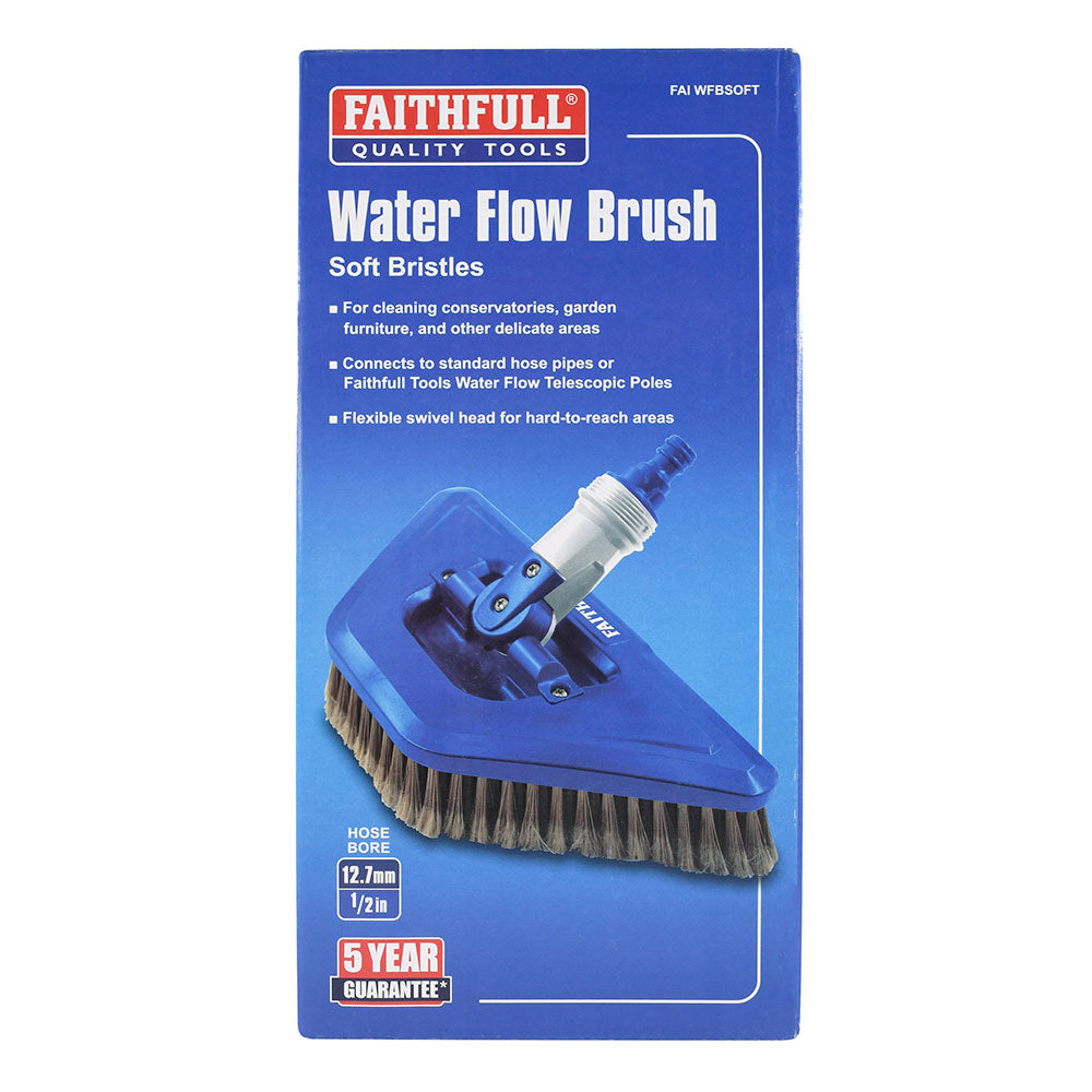 Faithfull Water Flow Brush Soft Bristles retail packaging - imagen 7
