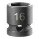 Facom  6-Point Stubby Impact Socket 1/2in Drive 16mm