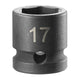 Facom  6-Point Stubby Impact Socket 1/2in Drive 17mm