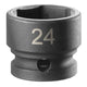 Facom  6-Point Stubby Impact Socket 1/2in Drive 24mm