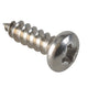 ForgeFix Self-Tapping Screw Pozi Compatible Pan A2 SS 3/8in x 4 ForgePack 80