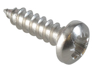 ForgeFix Self-Tapping Screw Pozi Compatible Pan A2 SS 1/2in x 6 ForgePack 60