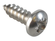 ForgeFix Self-Tapping Screw Pozi Compatible Pan A2 SS 1/2in x 8 ForgePack 40