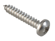 ForgeFix Self-Tapping Screw Pozi Compatible Pan A2 SS 1in x 10 ForgePack 15
