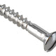 ForgeFix Multi-Purpose Screw SL Raised Head Chrome Plated 4.0 x 25mm ForgePack 35