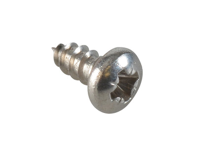ForgeFix Self-Tapping Screw Pozi Compatible Pan A2 SS 1/4in x 4 ForgePack 80