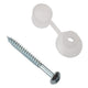 ForgeFix Corrugated Roofing Screw Round Head Pozi ZP 5mm x 50mm Bag 10