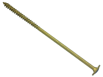 ForgeFix Wafer Head TORX® Compatible Construction T40 Screws Tan 8x180mm Tub 25