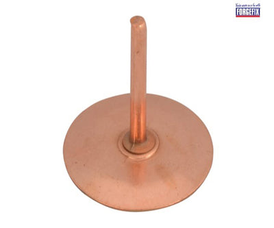 ForgeFix Copper Disc Rivets 20 x 20 x 1.5mm (Bag 100)