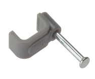 Cable Clip Flat Grey