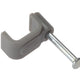 ForgeFix Cable Clip Flat Grey 1.50mm Box 100