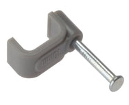 Cable Clip Flat Grey