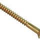 ForgeFix Wood Screw Slotted CSK Brass 2in x 10 Forge Pack 6