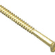 ForgeFix Wood Screw Slotted CSK Brass 2.1/2in x 10 Forge Pack 6