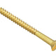 ForgeFix Wood Screw Slotted CSK Brass 2in x 8 Forge Pack 8