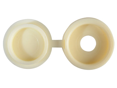 ForgeFix Hinged Cover Caps Cream No.6-8 Forge Pack 20