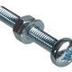 ForgeFix Machine Screw Pozi Compatible Pan Head ZP M6 x 40mm Forge Pack 4