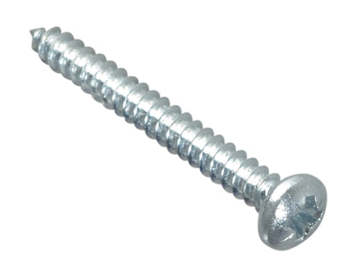 ForgeFix Self-Tapping Screw Pozi Compatible Pan Head ZP 1in x 4 ForgePack 40