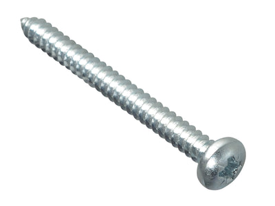 ForgeFix Self-Tapping Screw Pozi Compatible Pan Head ZP 2in x 10 ForgePack 8