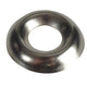 ForgeFix Screw Cup Washers Solid Brass Nickel Plated No.8 Bag 200