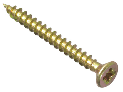 ForgeFix Multi-Purpose Pozi Compatible Screw CSK ST ZYP 4.0 x 40mm Box 200