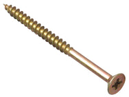 ForgeFix Multi-Purpose Pozi Compatible Screw CSK ST ZYP 5.0 x 75mm Box 100