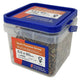ForgeFix Multi-Purpose Pozi Compatible Screw CSK ST ZYP 5.0 x 80mm Tub 400