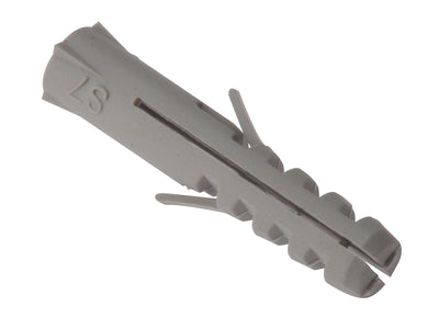 ForgeFix Nylon Wall Plug Rimless M6 x 30mm Bag 100