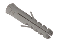 ForgeFix Nylon Wall Plug Rimless M8 x 40mm Bag 100