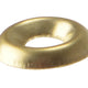 ForgeFix Screw Cup Washers Solid Brass Polished No.10 Bag 200