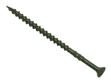 ForgeFix Spectre™ Advanced Deck PZ Compatible Screw CSK Green 5.0 x 100mm Box 100