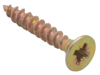 ForgeFix Spectre™ PZ Compatible Wood Screw CSK ZYP 4.0 x 25mm Box 1000