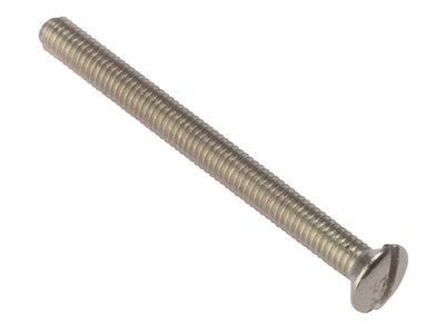 ForgeFix Socket Screw Slotted Raised Head Nickel Plated 3.5 x 75mm Bag 100