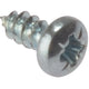 ForgeFix Self-Tapping Screw Pozi Compatible Pan Head ZP 1/2in x 6 Box 200