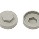 ForgeFix TechFast Cover Cap Goosewing Grey 16mm (Pack 100)