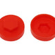 ForgeFix TechFast Cover Cap Poppy Red 19mm (Pack 100)