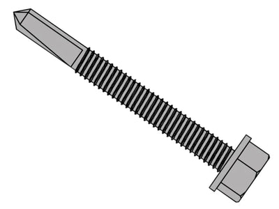 ForgeFix TechFast Roofing Sheet to Steel Hex Screw No.5 Tip 5.5 x 32mm Box 100 – – Now available at MTN Shop UK.