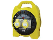 Faithfull Semi-Enclosed Cable Reel 110V 16A 2-Socket 15m (1.5mm Cable) – – Now available at MTN Shop UK.