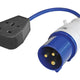 Faithfull Fly Lead 240V 3-Pin Plug to 240V 3-Pin Socket & 35cm Lead