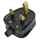 Faithfull Black Plug 13A