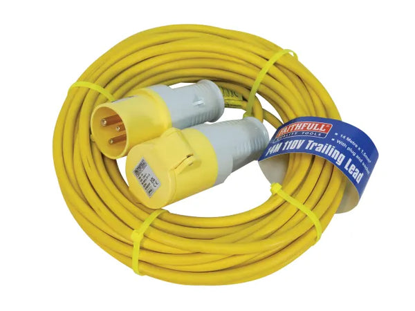 Faithfull Trailing Lead 110V 16A 1.5mm Cable 14m – – Now available at MTN Shop UK.