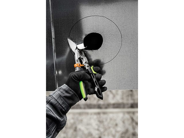 Fiskars PowerGear™ Aviation Snip Offset Right Cut 250mm (10in) – – Now available at MTN Shop UK.