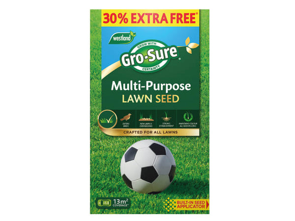 Gro-Sure Multi-Purpose Lawn Seed 10m² + 30% Free – – Now available at MTN Shop UK.