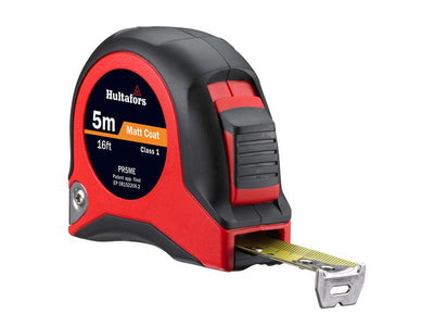 Hultafors  PR5ME Short Steel Tape 5m/16ft (Width 19mm)
